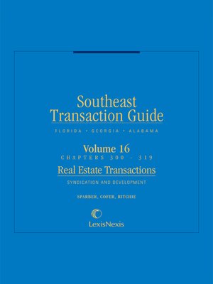 cover image of Southeast Transaction Guide: Florida, Georgia, and Alabama
